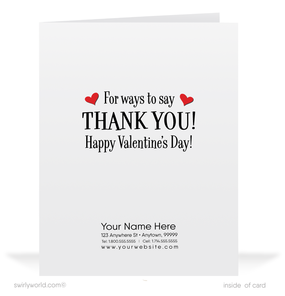 Charming 1940s-1950s Vintage-Inspired Valentine's Day Cards: Retro Boy Hunter with Hearts