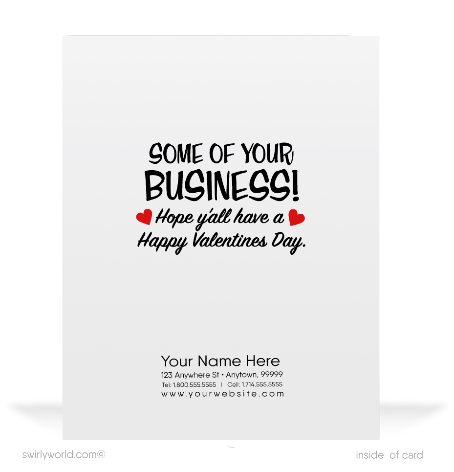 Cute 1950's Vintage Mid-Century Retro Cowboy Valentine's Day Cards