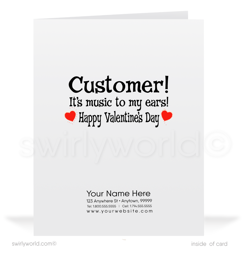 Charming 1940s-1950s Vintage-Inspired Valentine's Day Cards: Jazzy Dog with Hearts