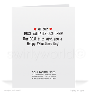 Charming 1940s-1950s Vintage-Inspired Valentine's Day Cards: Retro Football Player with Hearts