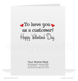 Digital 1950s Vintage Retro Kitsch Puppy Dog Valentine's Day Cards