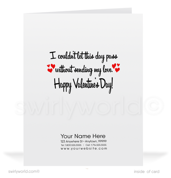 Classic Love: 1950s Retro-Style Valentine's Day Cards – Nostalgic Elegance with a Touch of Vintage Charm
