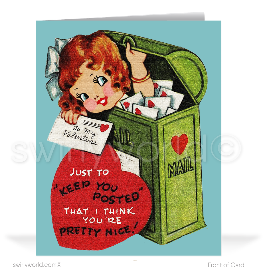 Classic Love: 1950s Retro-Style Valentine's Day Cards – Nostalgic Elegance with a Touch of Vintage Charm