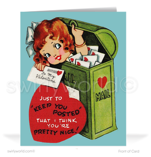 Classic Love: 1950s Retro-Style Valentine's Day Cards – Nostalgic Elegance with a Touch of Vintage Charm