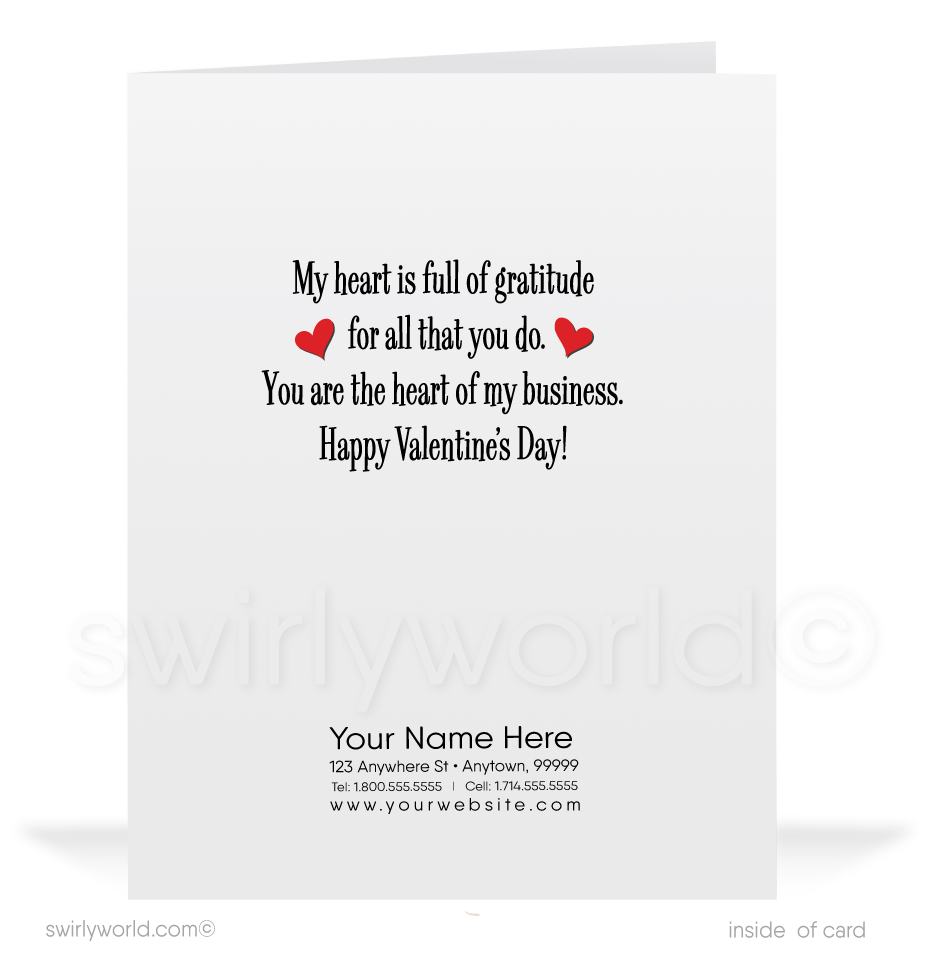 Charming 1940s-1950s Vintage-Inspired Valentine's Day Cards: Kitty Cat in Bag With Hearts