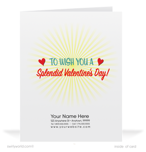 Digital 1950s Vintage Retro Mid-Century Boy & Girl Kitsch Valentine's Day Cards