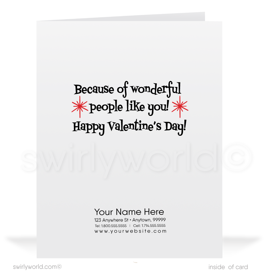 Charming 1940s-1950s Vintage-Inspired Valentine's Day Cards: Baby Giraffe with Hearts