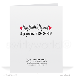 Charming 1940s-1950s Vintage-Inspired Valentine's Day Cards: Baby Elephant with Hearts