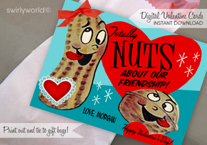 1950s Vintage retro mid-century style gender neutral Valentine's Day cards for kids school classroom