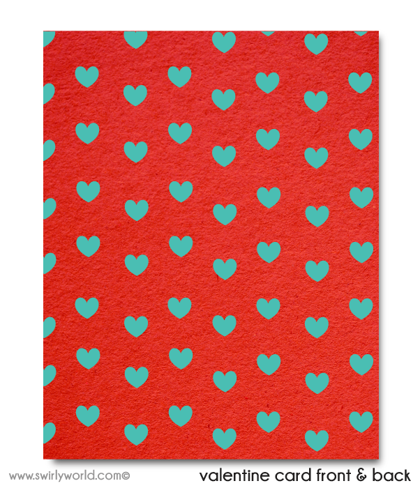 Fall in LOVE with this precious 1950s vintage Pirate Cat and Dog gender neutral Valentine's day digital printable download. 