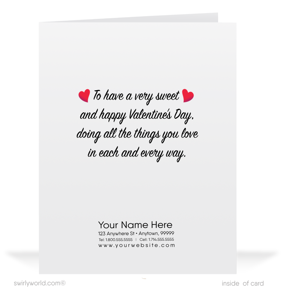 1950s vintage mid-century Retro Baker Pastry Chef Kitschy Valentine's Day Cards.