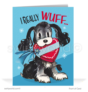 Celebrate Valentine’s Day with vintage-inspired 1940s-50s kitschy cards! Adorable retro designs bring nostalgia and charm to your heartfelt messages.