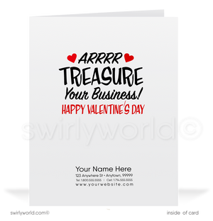 Charming 1940s-1950s Vintage-Inspired Valentine's Day Cards: Pirate Ship with Animals