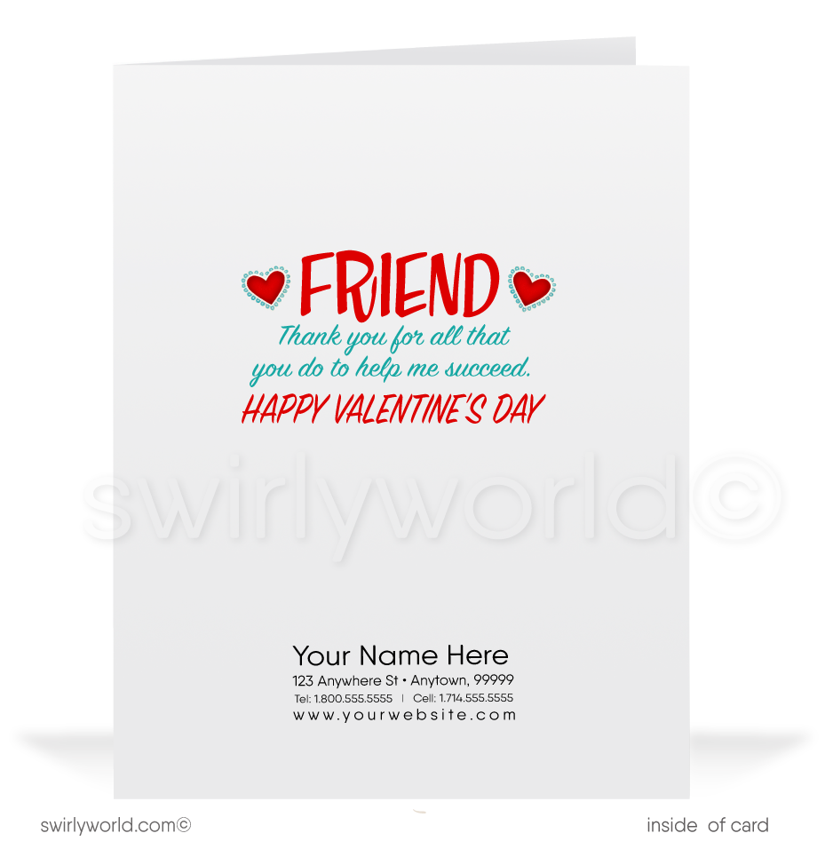 Precious 1950's Vintage Mid-Century Retro Valentine's Day Cards for Women