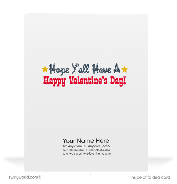 retro vintage african american black cowboy valentine cards