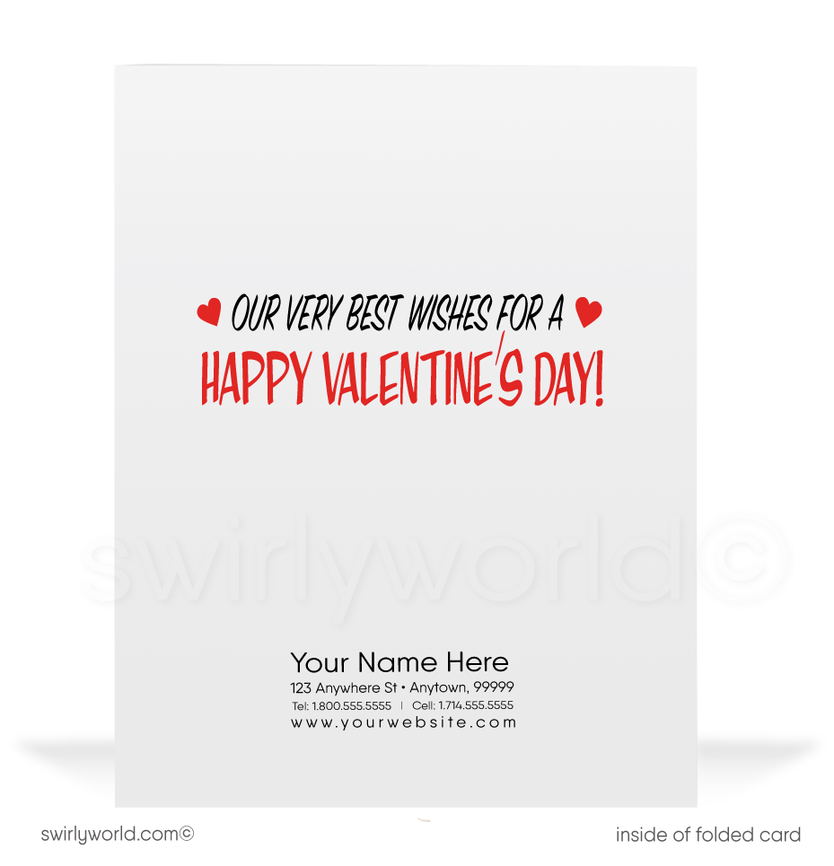 1950's Cute Bear Vintage Retro Valentine's Day Cards