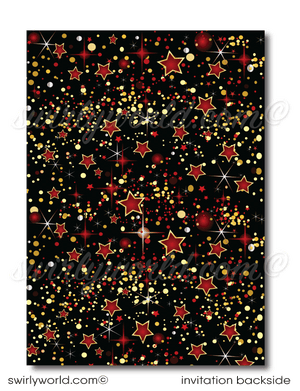 Roll out the red carpet with our VIP "A Star is Born" Movie Star Themed Birthday Party Invitation Set! 🎬✨ Perfect for a Hollywood-inspired celebration, featuring luxurious designs and "Name in Lights" motifs. Includes digital invites, thank you cards, and envelopes. Make your guest of honor feel like a star! 🌟🎉