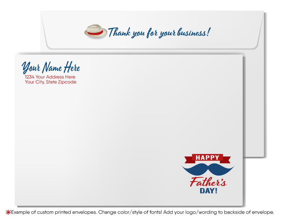 Customer Happy Father's Day Cards for Business