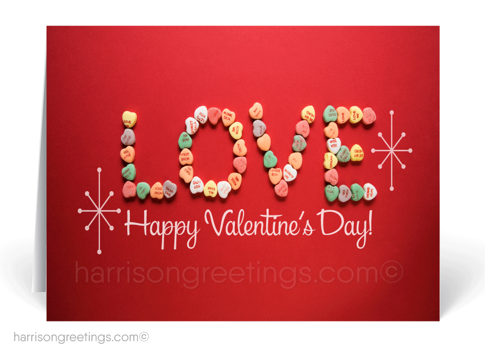Sweet Tarts Valentine's Day Cards for Clients