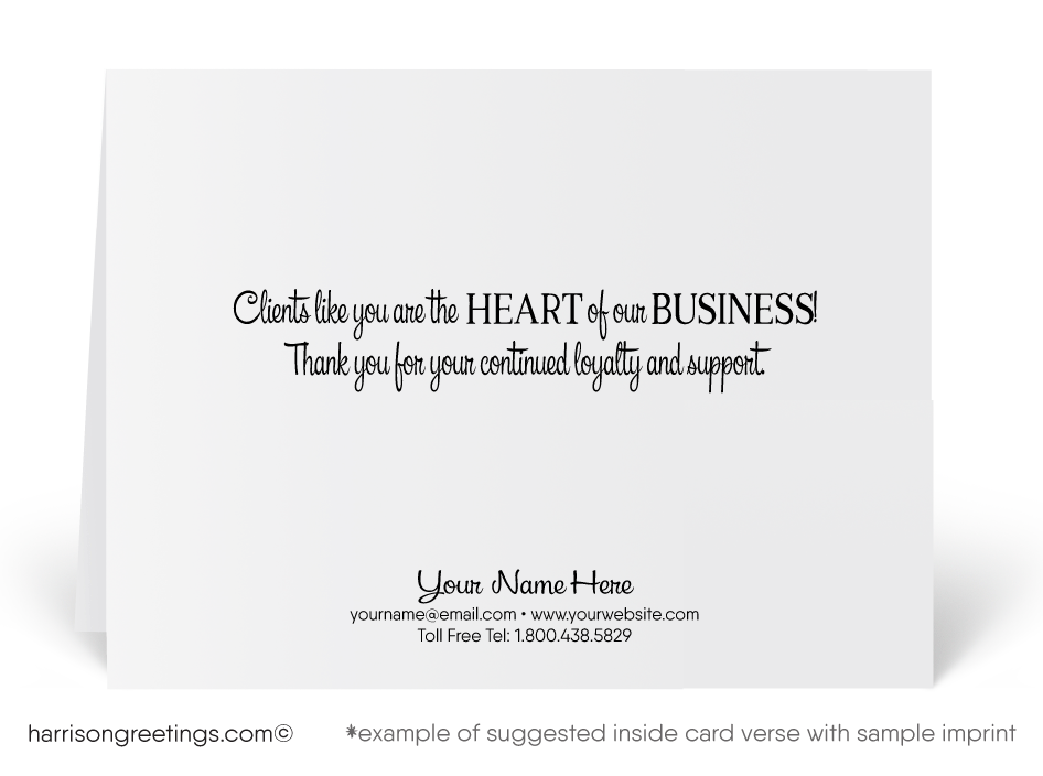 Sweet Tarts Valentine's Day Cards for Clients