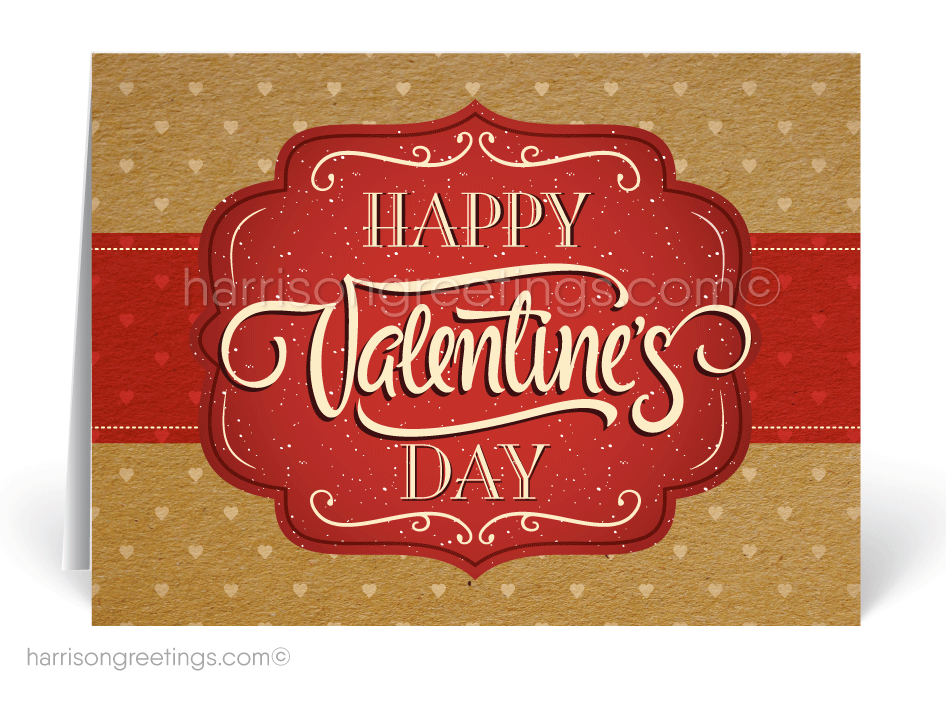 Corporate Valentine's Day Cards for Clients