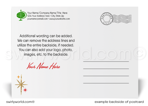 2022 Business Happy New Year Postcards for Clients