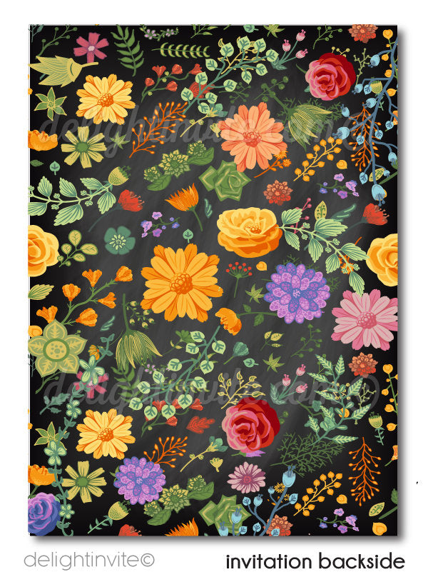 Boho Chic Save the Date Cards, Whimsical Shabby Chic Save the Date theme, Vintage Floral Wedding Save the Date Ideas