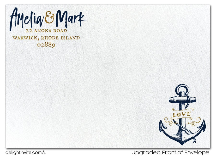 Rustic Nautical Sailboat Wedding Theme, Anchor Tying the Knot Ocean -  swirly-world-design