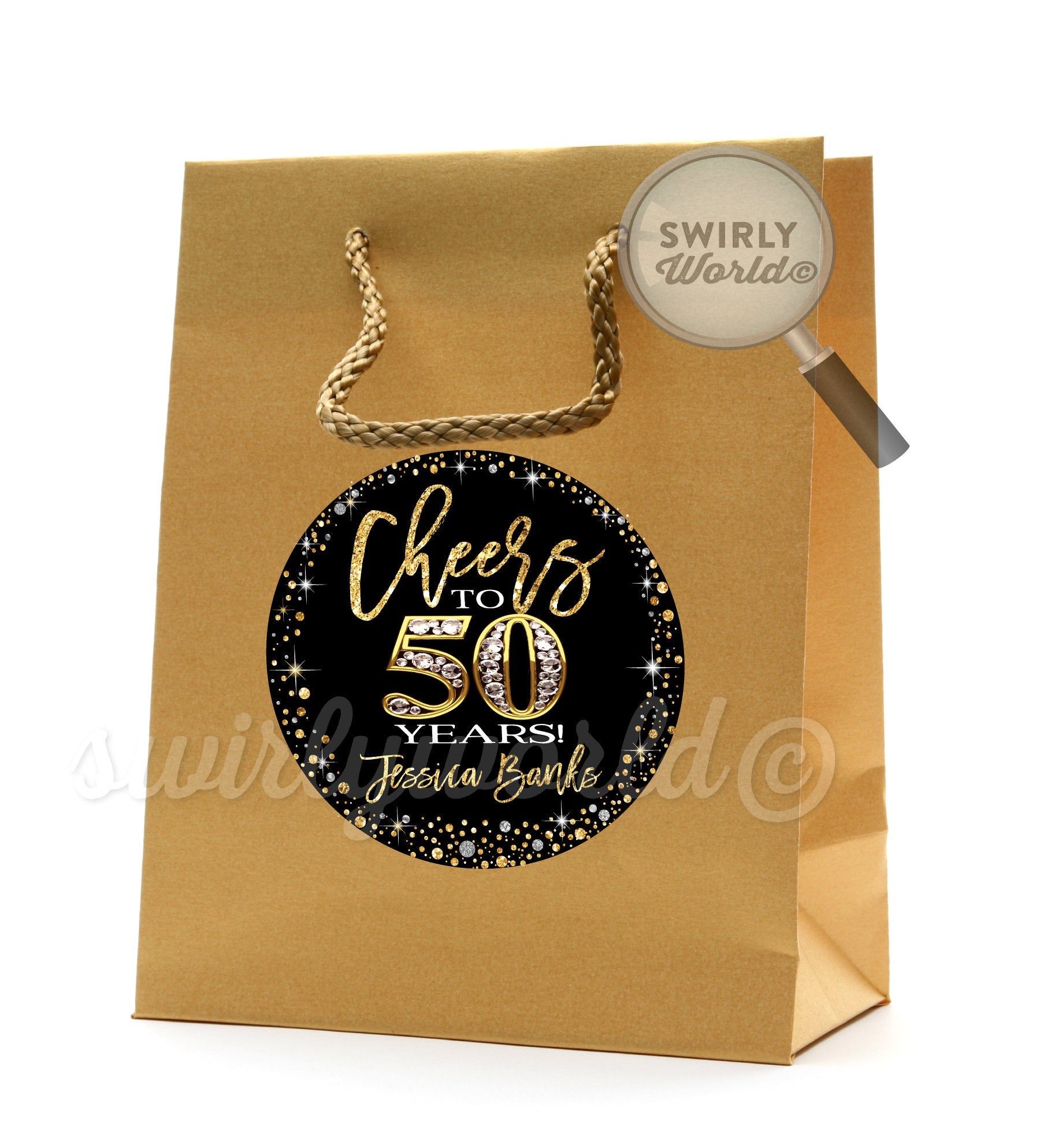 Fifty and Fabulous Birthday Bundle Set! Digital Gold and Black 50th Birthday Party Invitation Set. 50 and Fabulous Digital Pack. CORJL