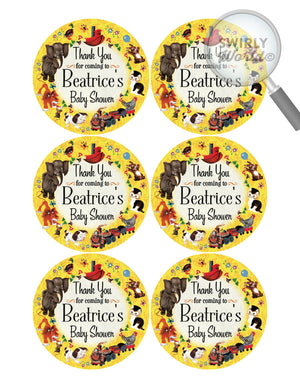 Digital Bundle Vintage Little Goldenbook Baby Shower Designs. Little Golden Book Invitations, Thank You, Diaper Raffle, Banner, Labels.
