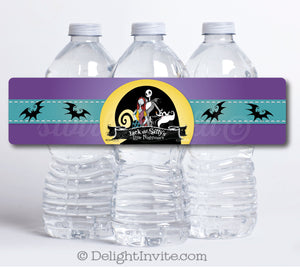 Digital Nightmare Before Christmas Halloween Baby Shower Bundle Set