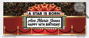 Digital VIP Hollywood Red Carpet Birthday Bundle Pack! A Star is Born Movie Theme. Edit Yourself Immediately. Red Carpet Ready. Movie Star.