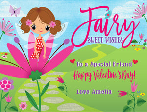Fall in LOVE with this adorable Pixie Fairy Woodland theme digital printable download girls Valentine's Day cards for school classroom.