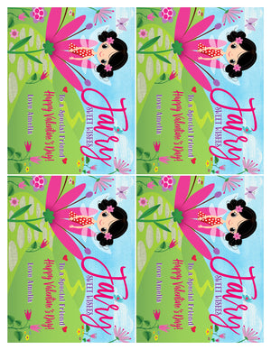 Fall in LOVE with this adorable Pixie Fairy Woodland theme digital printable download girls Valentine's Day cards for school classroom.