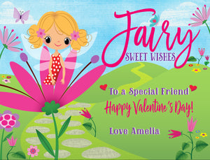 Fall in LOVE with this adorable Pixie Fairy Woodland theme digital printable download girls Valentine's Day cards for school classroom.