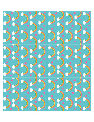 Cute Rainbow "I like you a Sloth" Digital Printable Valentine's Day Cards for Girls