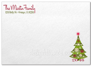 Retro Atomic Modern Christmas Holiday Photo Cards for Printable Digital Download