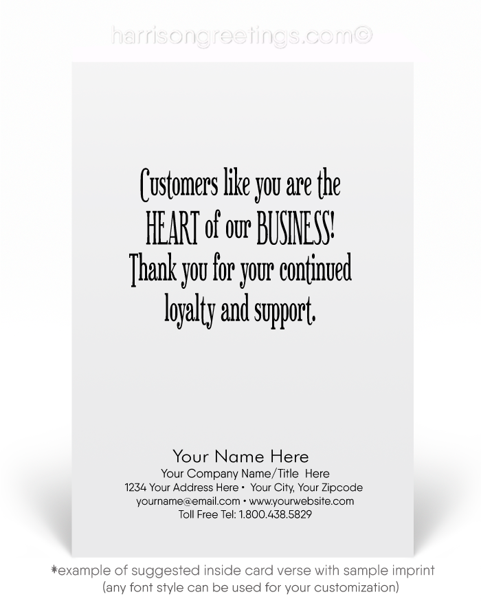 Business Valentine's Day Cards for Clients