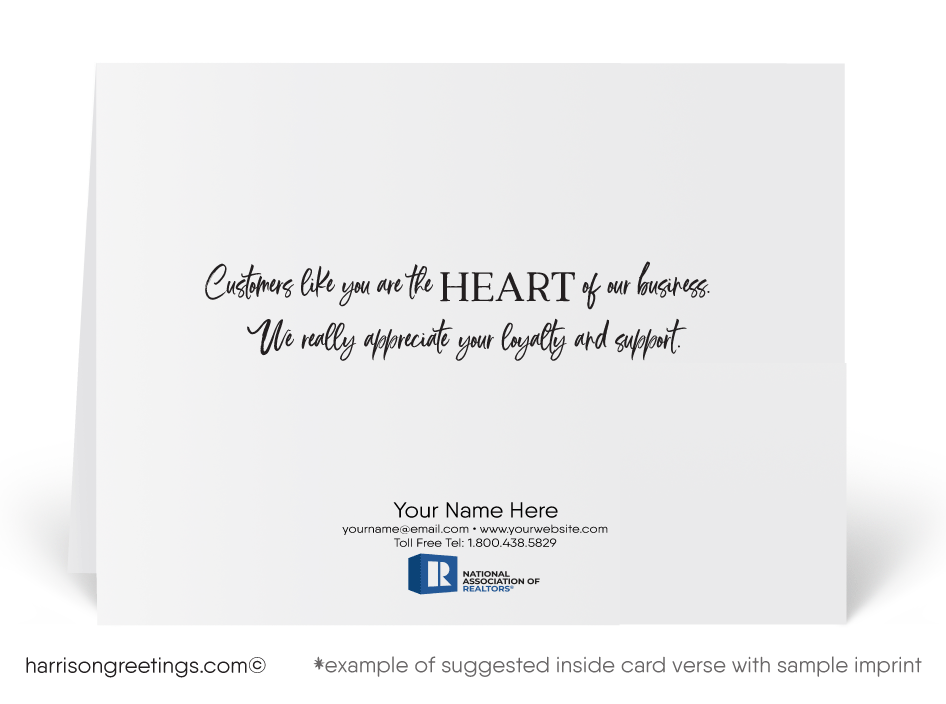 Pink Love Valentine's Day Cards for Clients