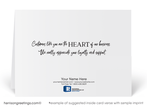 Pink Love Valentine's Day Cards for Clients