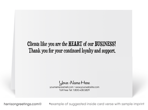 Whimsical Retro Valentine's Day Cards for Clients