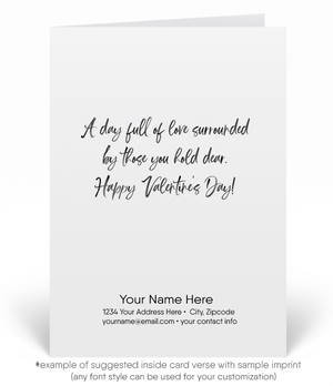 Whimsical Hearts Valentine's Cards for Clients