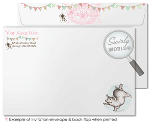 Celebrate your baby's 1st birthday with our Charlotte's Web Party Digital Download Set! 🐷🎉 Featuring Wilbur, Fern, Templeton, and Charlotte, this barnyard-themed collection includes customizable invitations and thank you cards. Easily personalize with Corjl for a memorable celebration. Download now! ✨