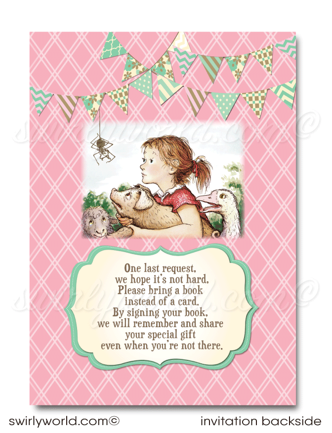 Celebrate your baby's 1st birthday with our Charlotte's Web Party Digital Download Set! 🐷🎉 Featuring Wilbur, Fern, Templeton, and Charlotte, this barnyard-themed collection includes customizable invitations and thank you cards. Easily personalize with Corjl for a memorable celebration. Download now! ✨