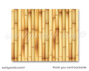 Retro 1960s Woody Surfboard Wagon mid-century surfer Hawaiian tiki luau beach birthday party invitations; digital invitation, thank you, & envelope design.