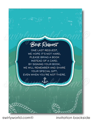 Dive into the wonders of the sea with our Vintage Nautical-Themed Aquarium 1st Birthday Invitation Set! 🐳🌊 Perfect for your baby's first voyage, this charming set features a whimsically illustrated whale. Includes invitations, thank you cards, and envelopes. Ready to make waves at your celebration!